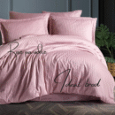Pak hiver satin de coton rose paudre