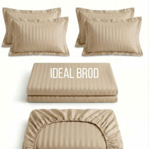 parures uni satin de coton (ref 21) beige