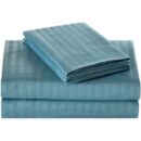 parures uni satin de coton (ref 19) bleu aqua